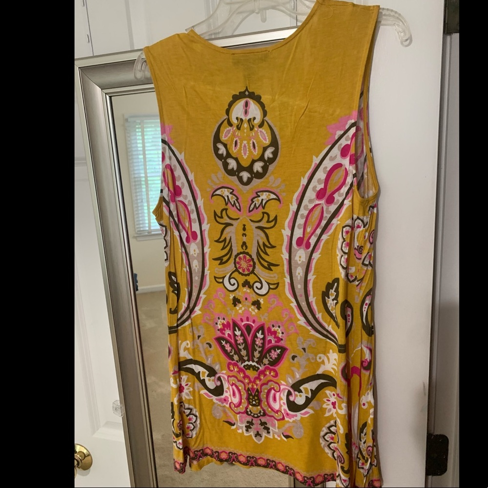 INC Petite Top/Coverup Size petite Large - Picture 2 of 4